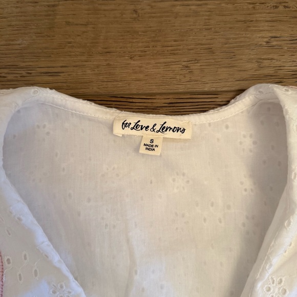 For Love and Lemons Mi Amore Embroidered Mini Dress - Picture 7 of 7